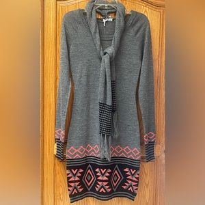 NWT Macys “Energie” Sweater Dress size L (juniors)